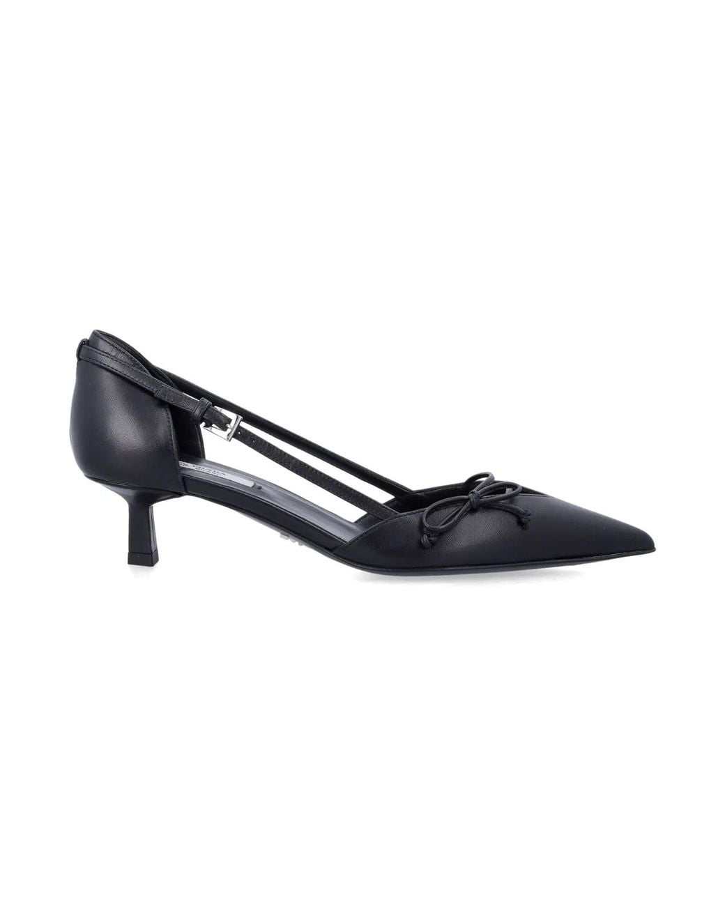 Prada Black Leather Pumps