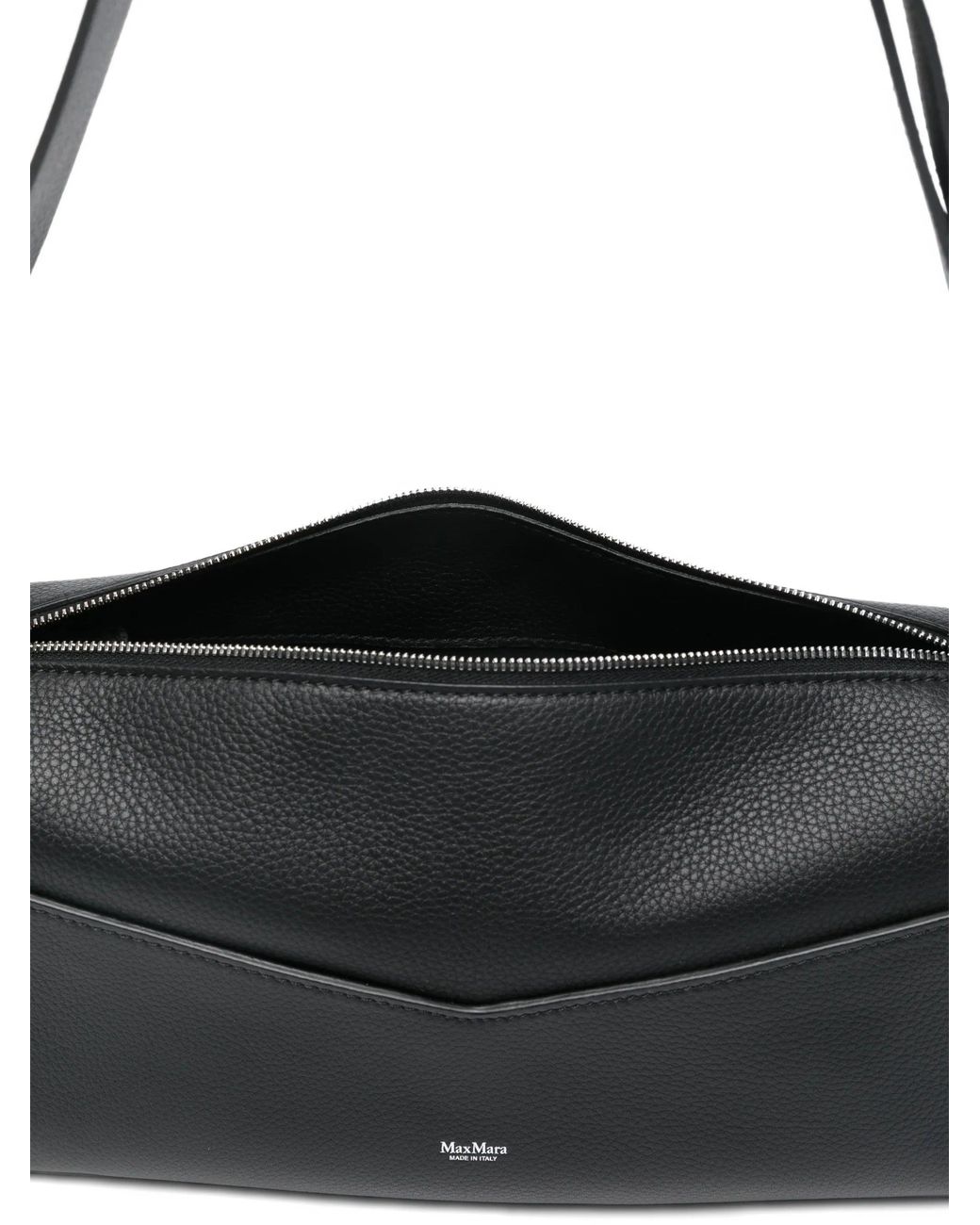 Max Mara Black Calf Leather Mxaskippers