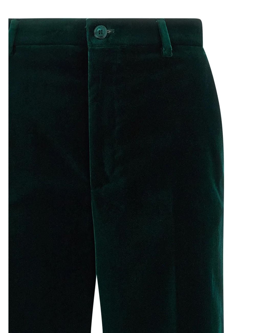 Gucci Black Velvet Trousers