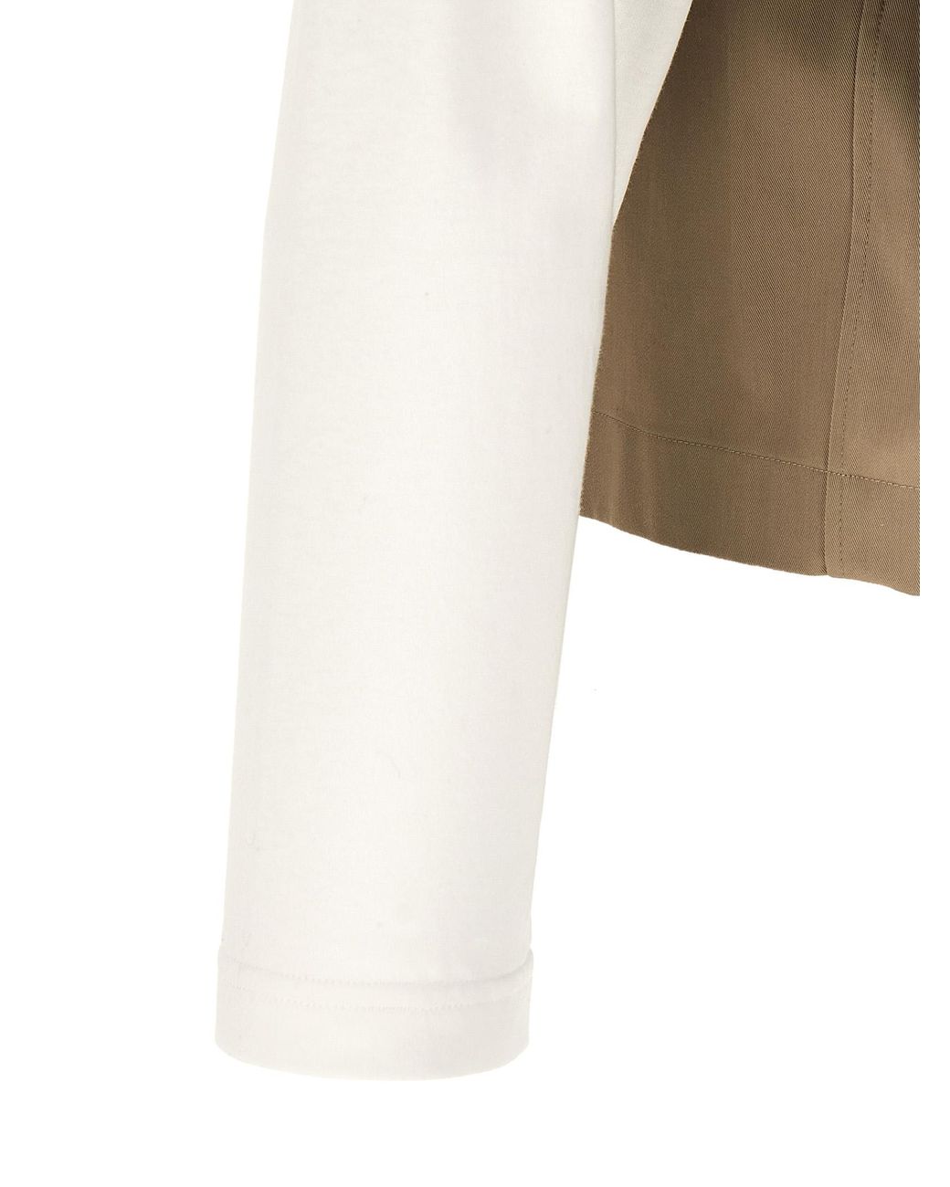 Balenciaga Brown Double-Layer Shirt for men