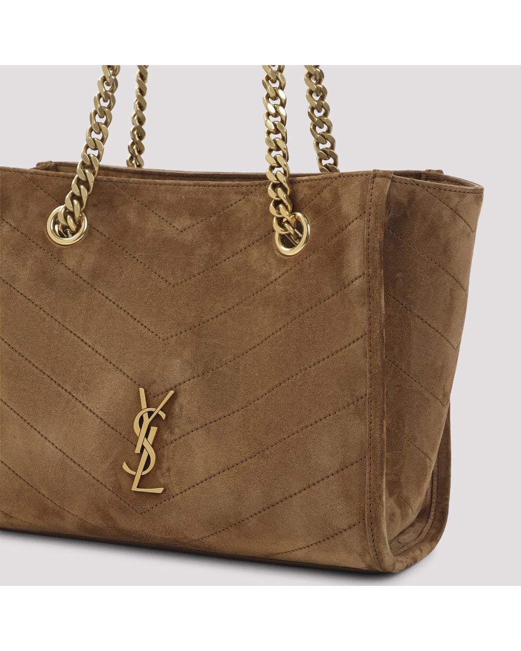 Saint Laurent Brown Suede Niki Bag
