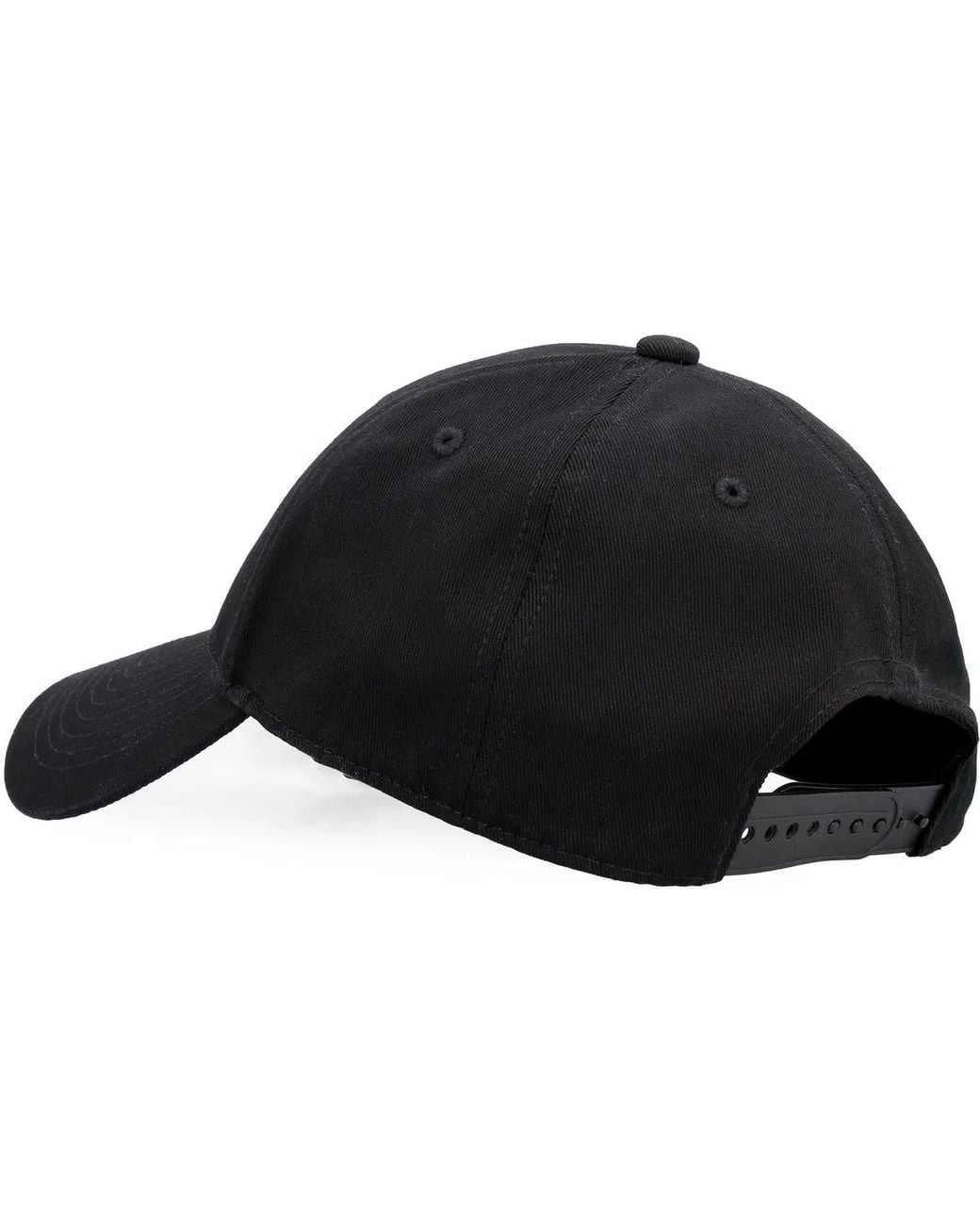 Golden Goose Deluxe Brand Black Logo Baseball Cap for men