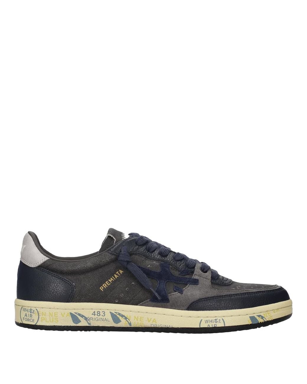 Premiata Blue Sneakers "Bskt Clay" for men