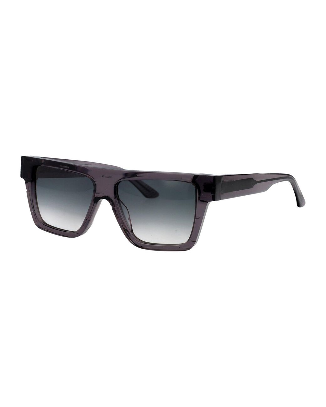 Yohji Yamamoto Gray Squared Sunglasses Slook 002 M002