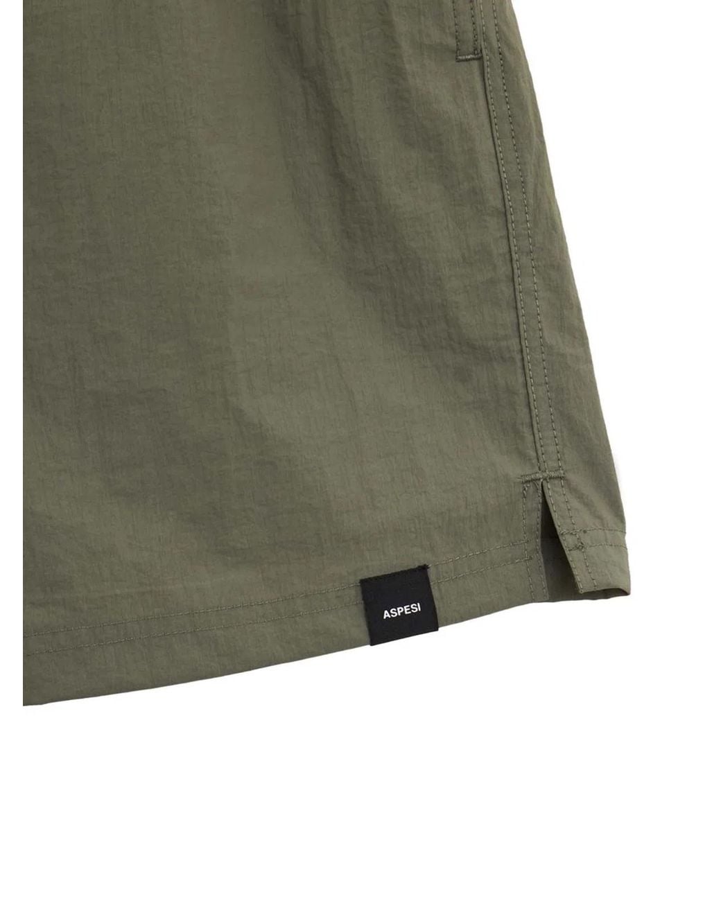 Aspesi Green Polyamide Beachwear for men