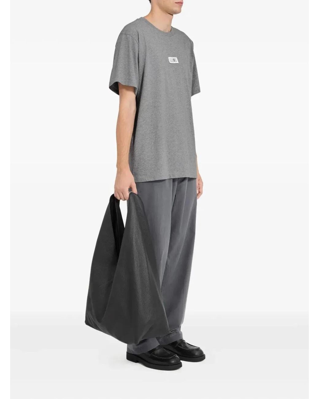 MM6 by Maison Margiela Gray T Shirt for men