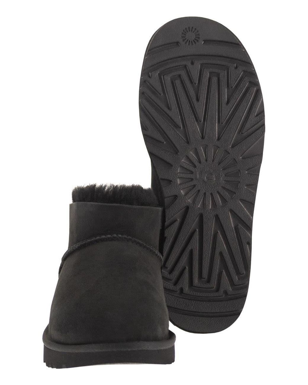 Ugg Black W Ultra Mini Bailey Bow