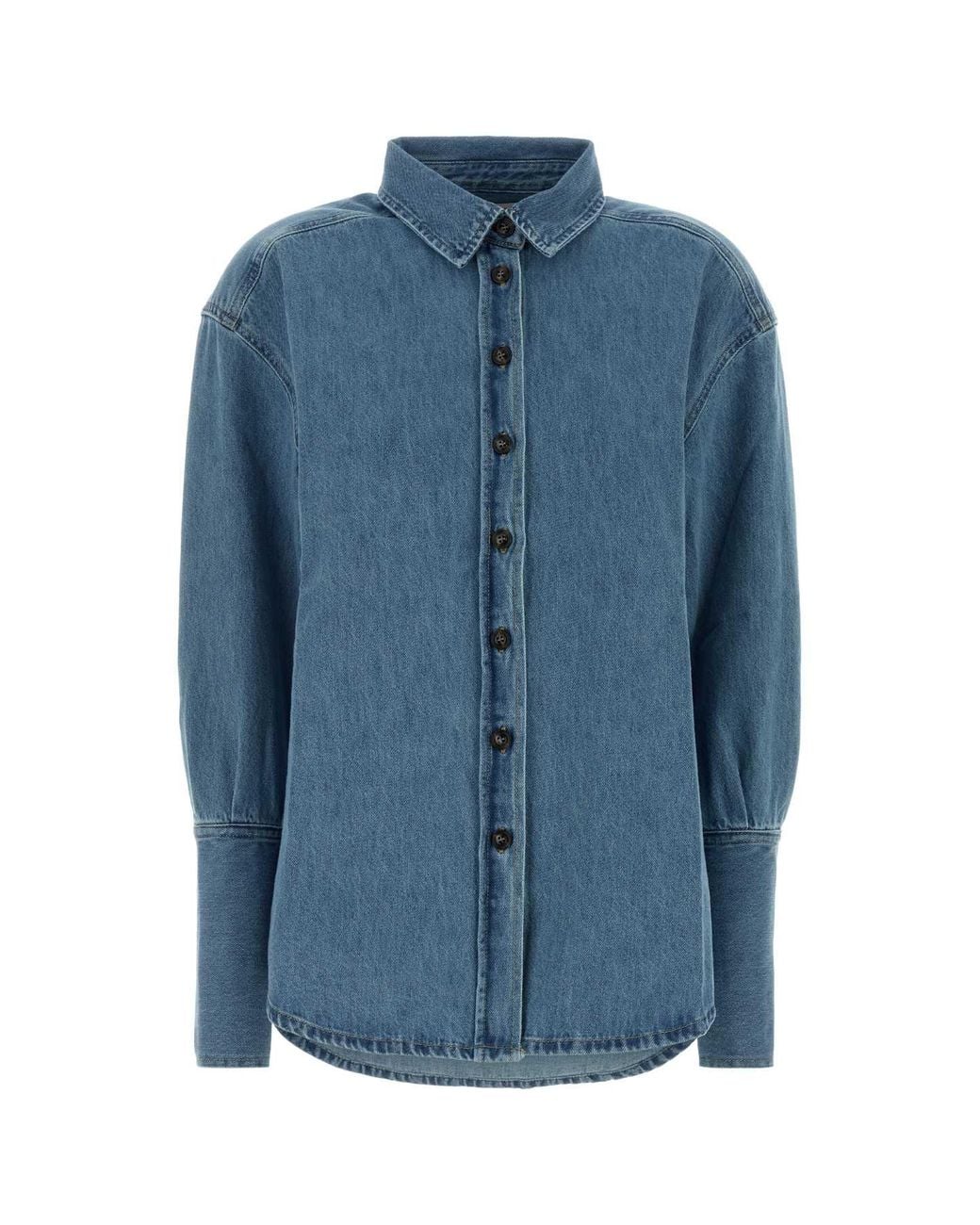 Lois Blue Oversized Denim Shirt