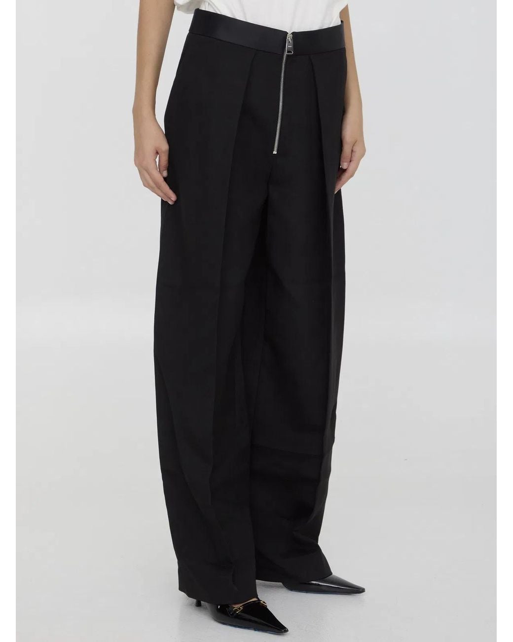 Khaite Black Marine Pants