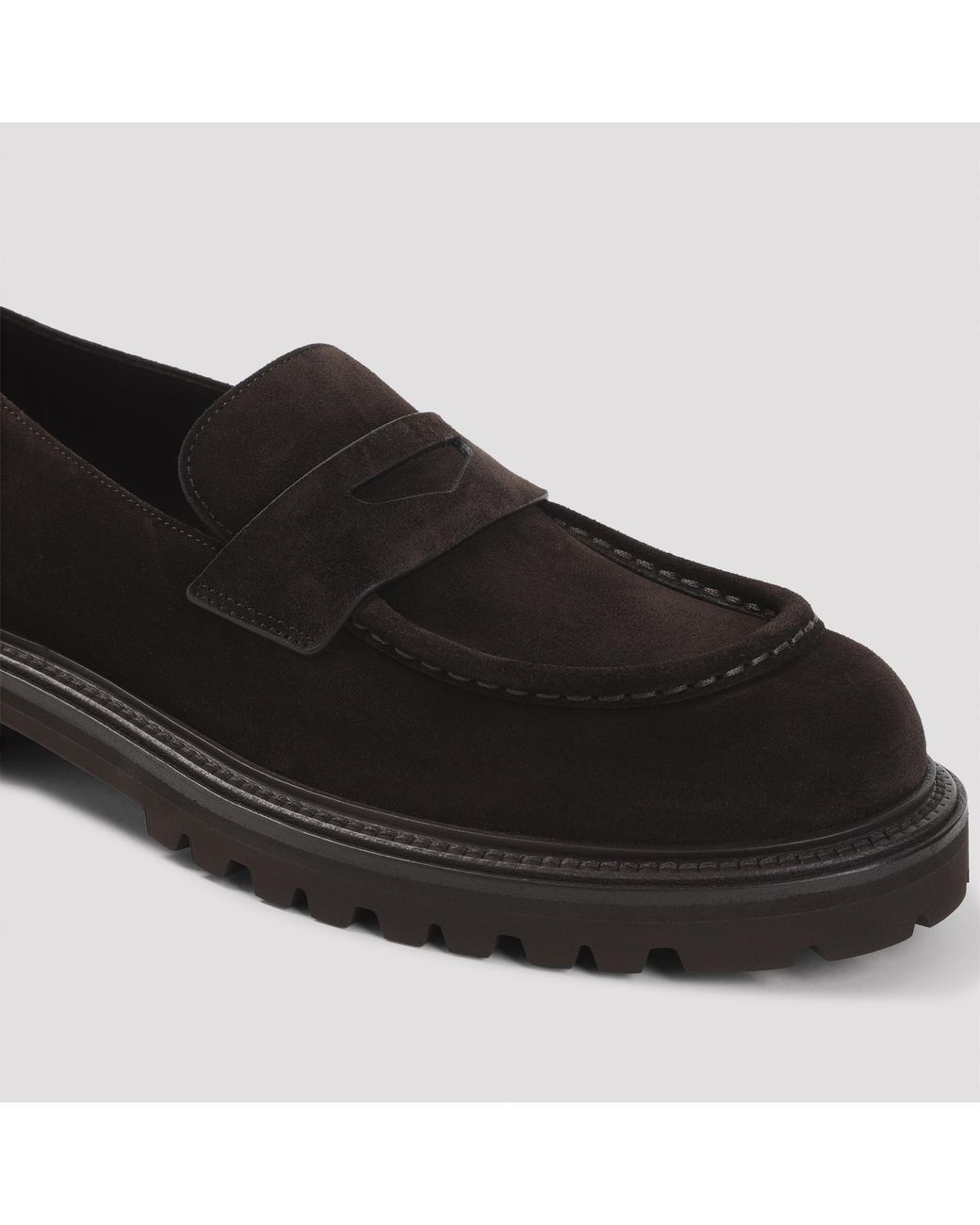 Giorgio Armani Black Loafers for men