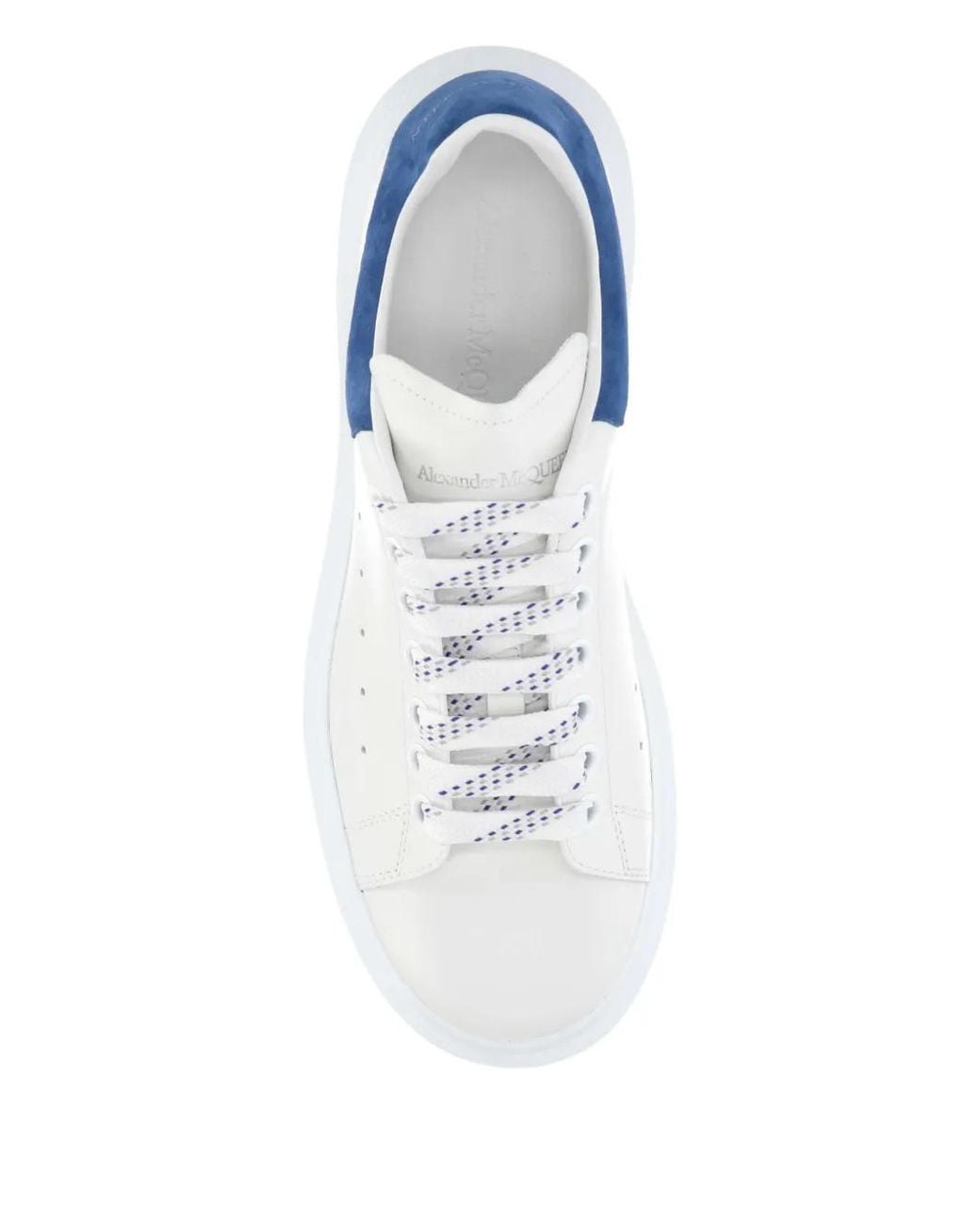 McQueen Blue Leather Sneakers for men