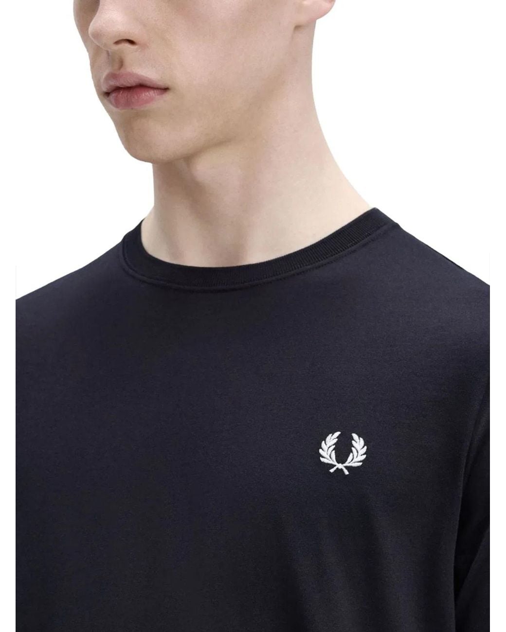 Fred Perry Black Classic Tshirt for men