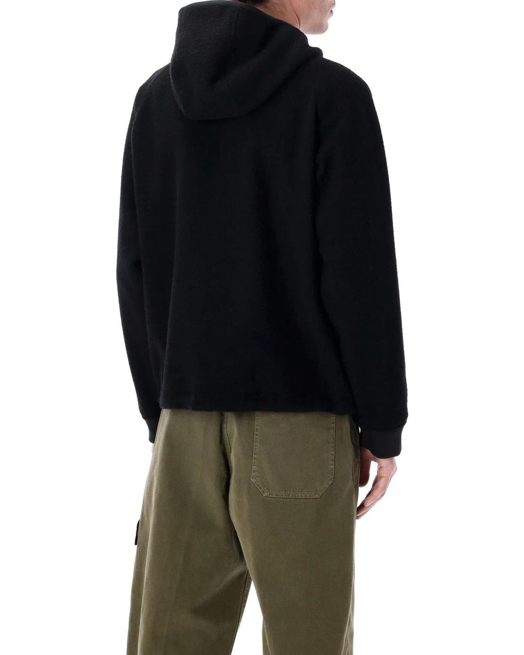 Stone Island Blue Hooded Jacket for men