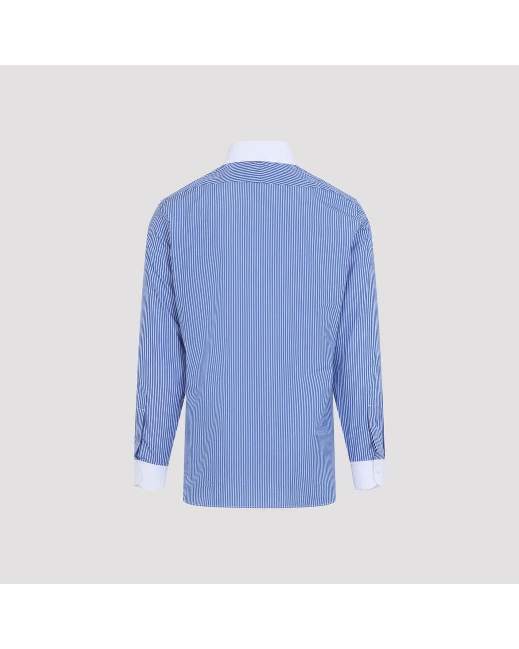 Tom Ford Blue And Classic Fit Shirt for men