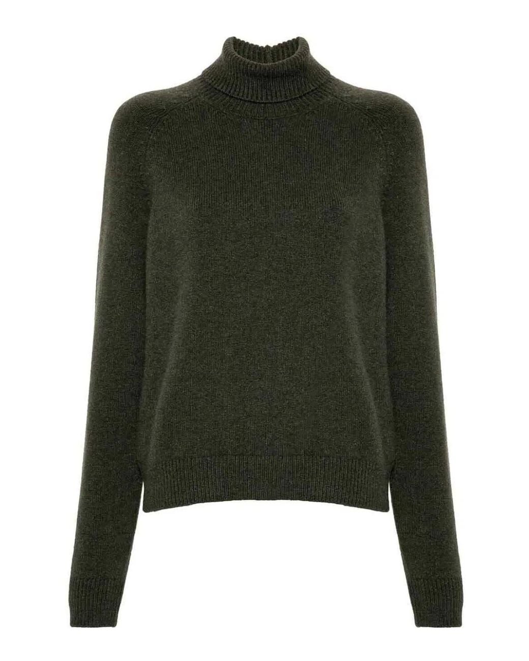 Fendi Green Dark Cashmere Sweater