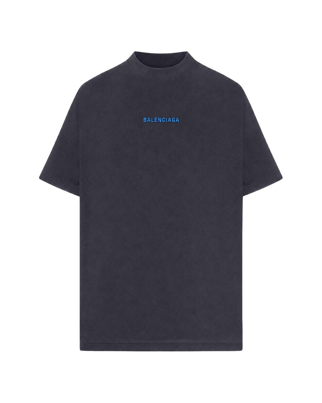 Balenciaga Blue Medium Fit T-Shirt for men