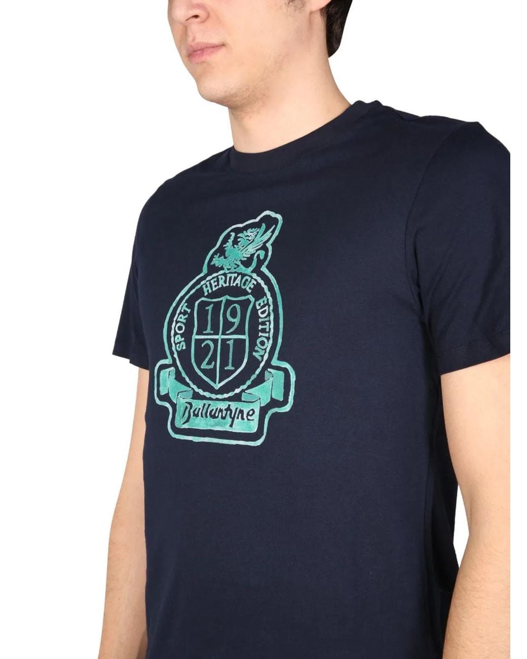 Ballantyne Blue Heritage T-Shirt for men