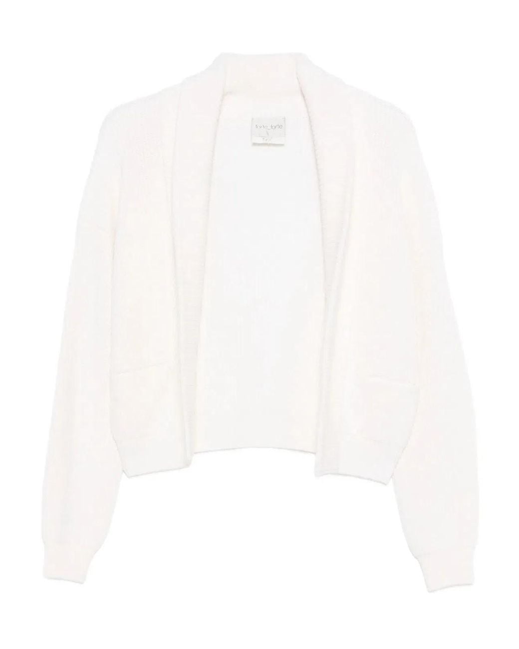 Forte_forte White Virgin Wool Elastane Outerwear