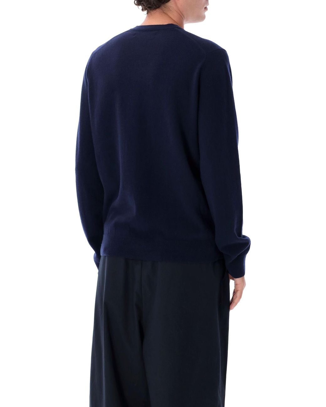 Comme des Garçons Blue Shirt Shirt Wool Cardigan for men