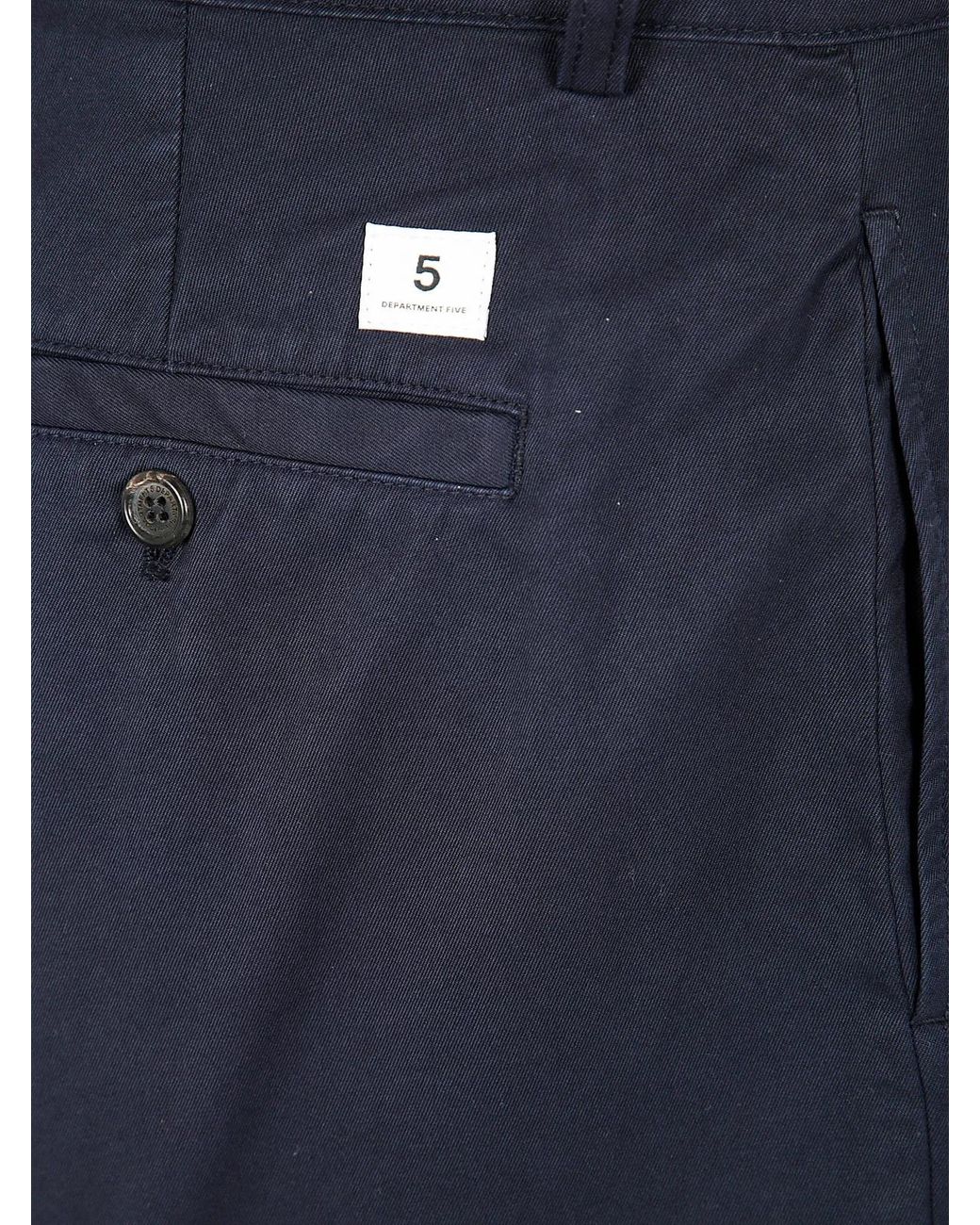 Department 5 Blue Chino E-Motion Straight Leg for men