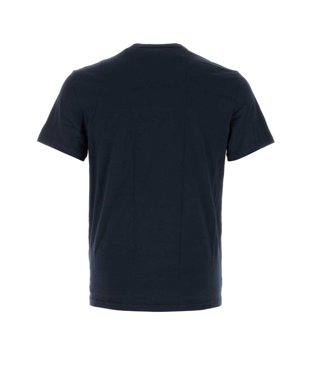 Emporio Armani Black Two-Tone Stretch Cotton T-Shirt Set for men