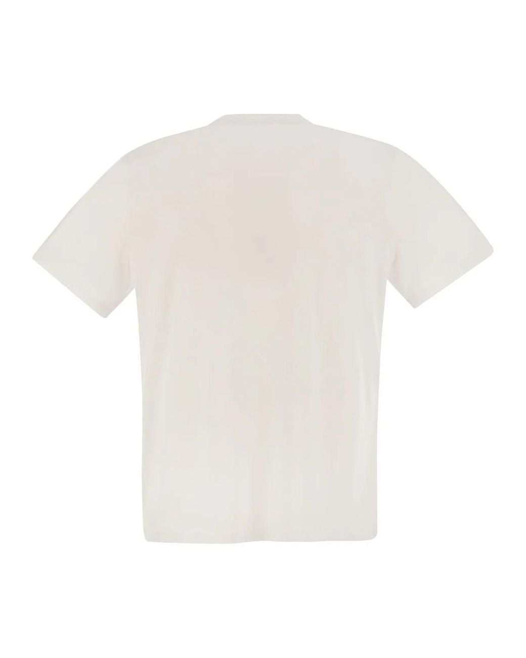 Majestic White Lyocell Crew-Neck T-Shirt for men