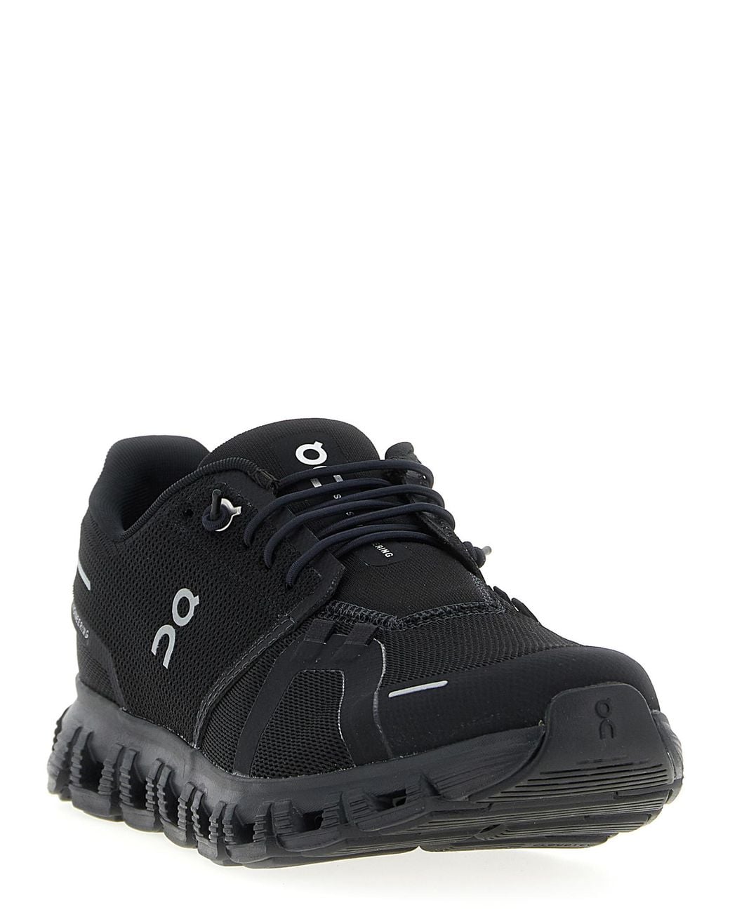 On Shoes Black Cloud 6 Sneakers Recycled Polyester for men