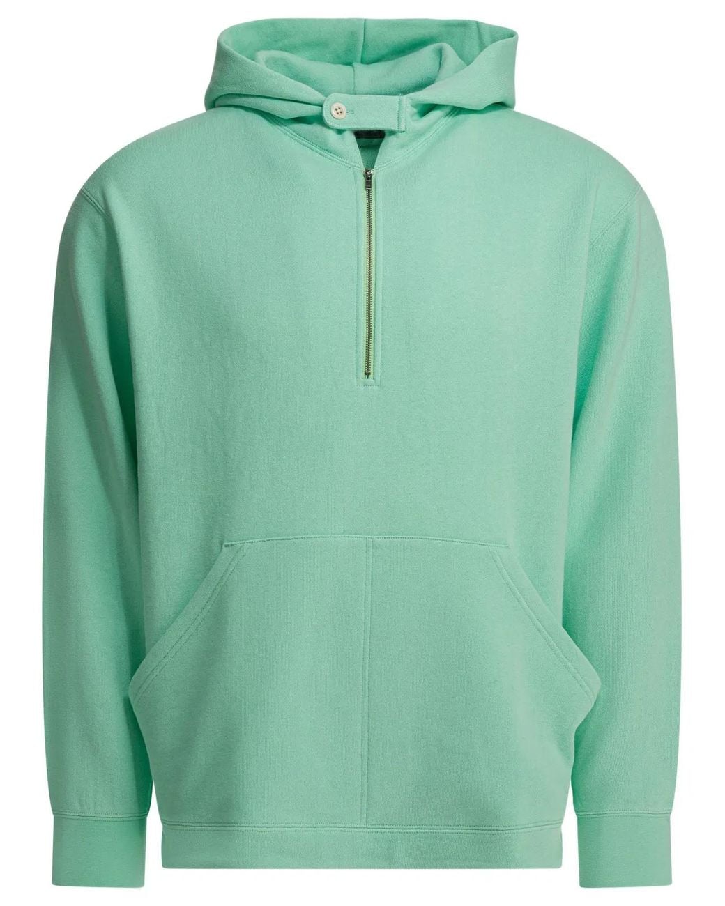 Beams Plus Green Cotton Sweatshirt for men