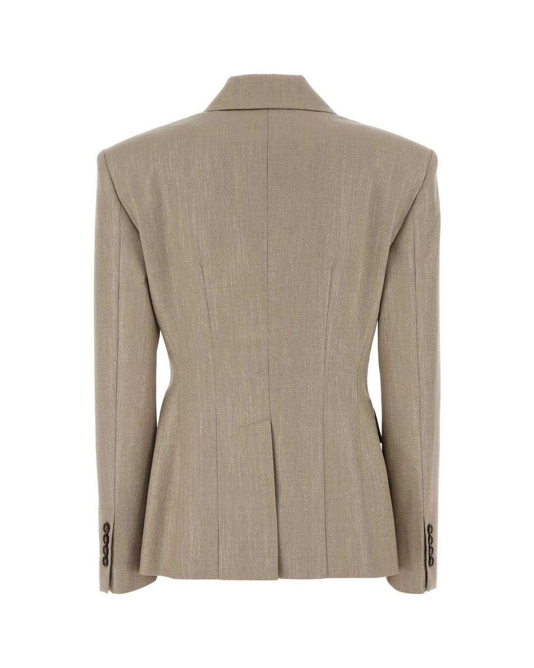 Brunello Cucinelli Natural Cappuccino Twill Blazer