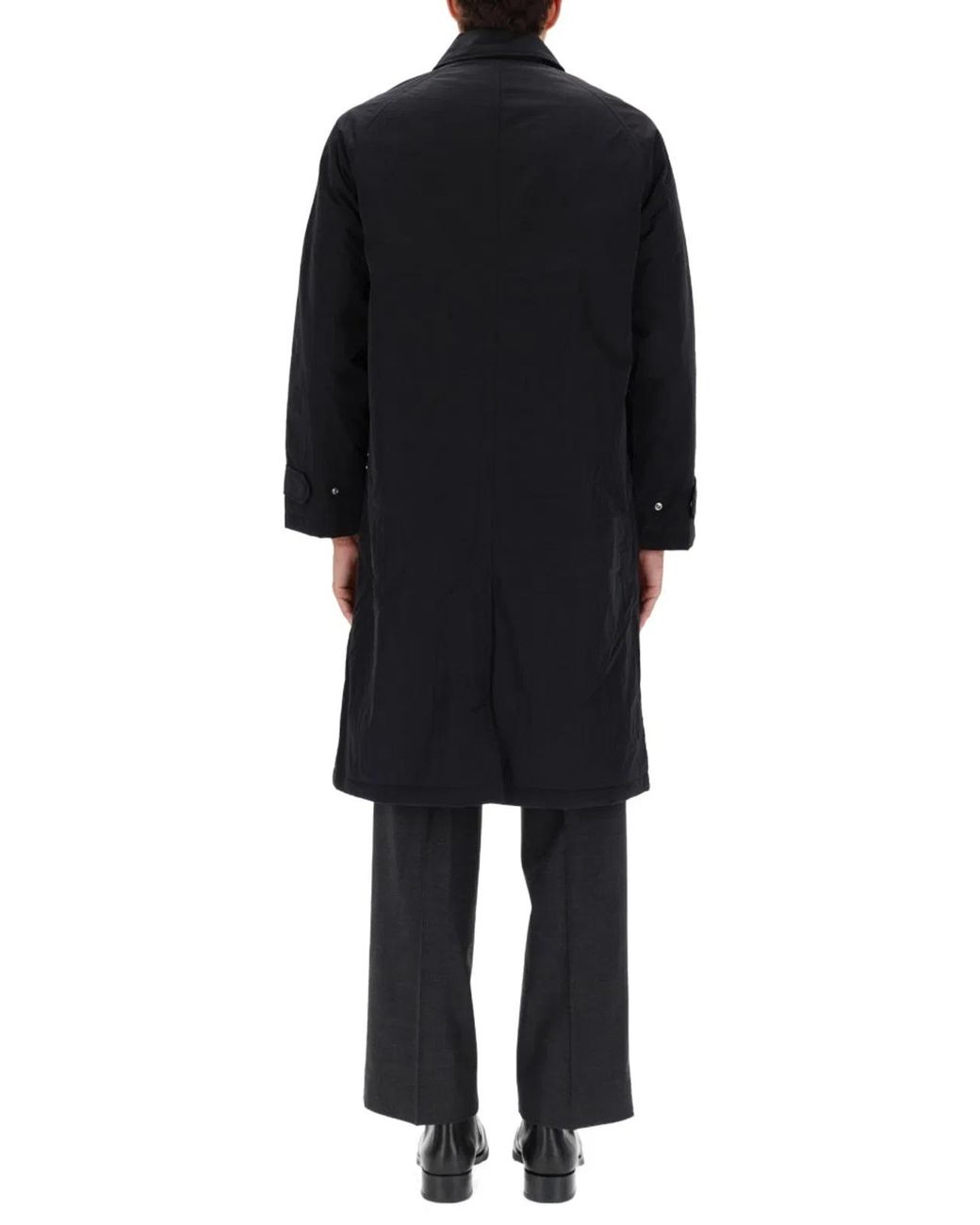 sunflower Black "Relaxed" Coat for men