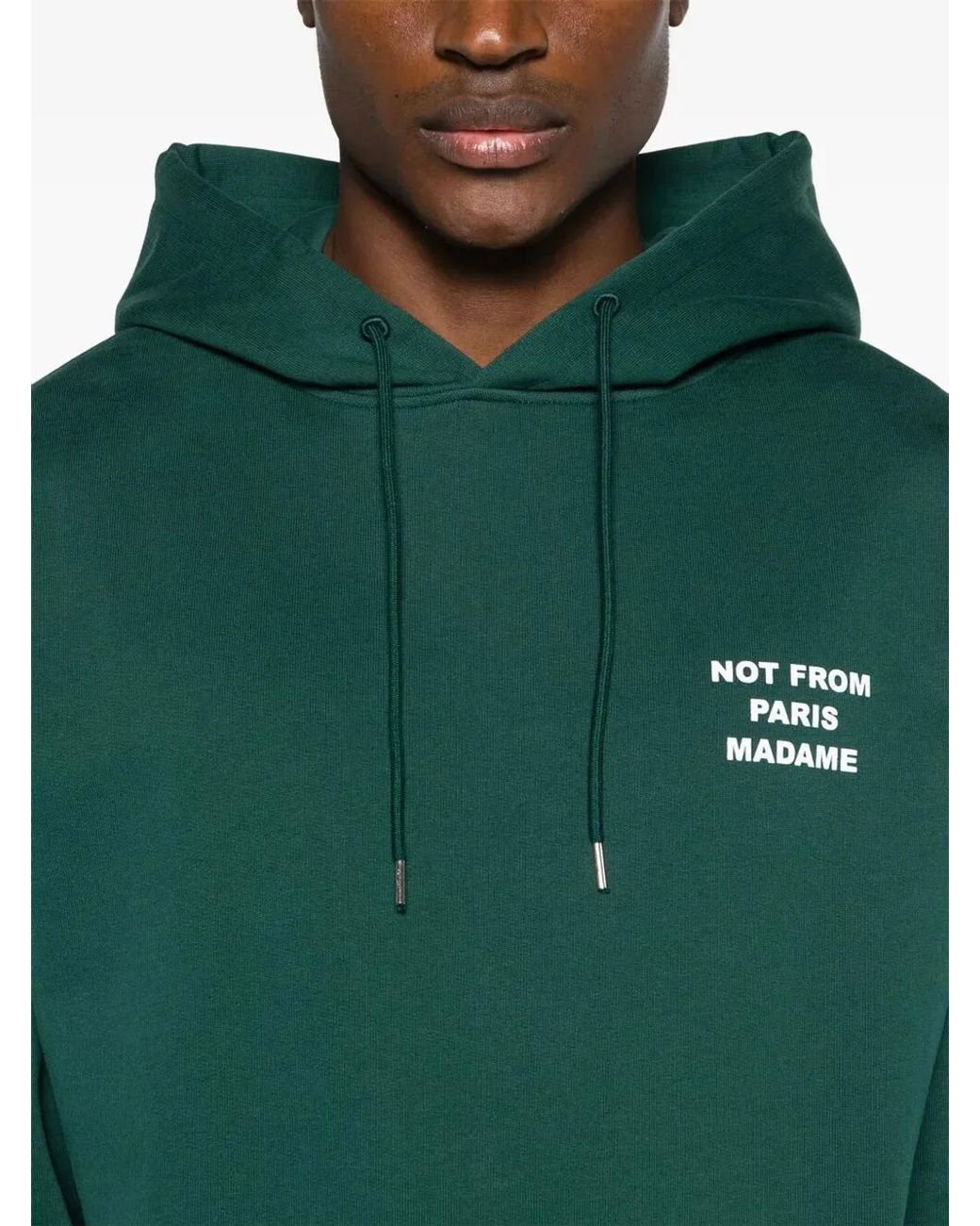 Drole de Monsieur Green "Le Hoodie Slogan" Hoodie for men