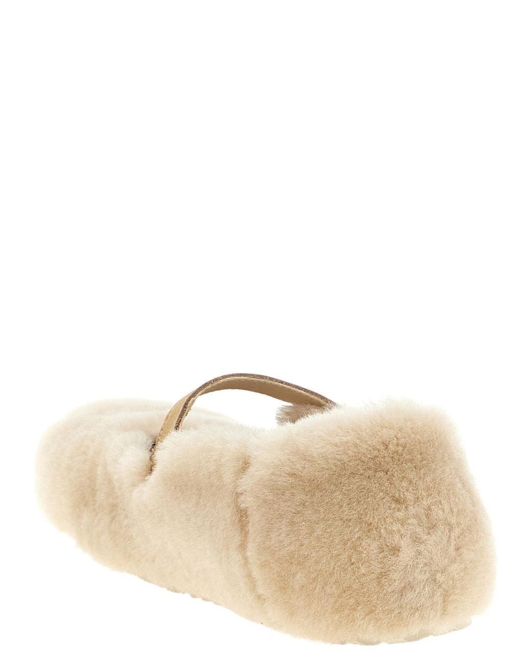 Birkenstock Natural 'Santa Clarita' Ballet Flats