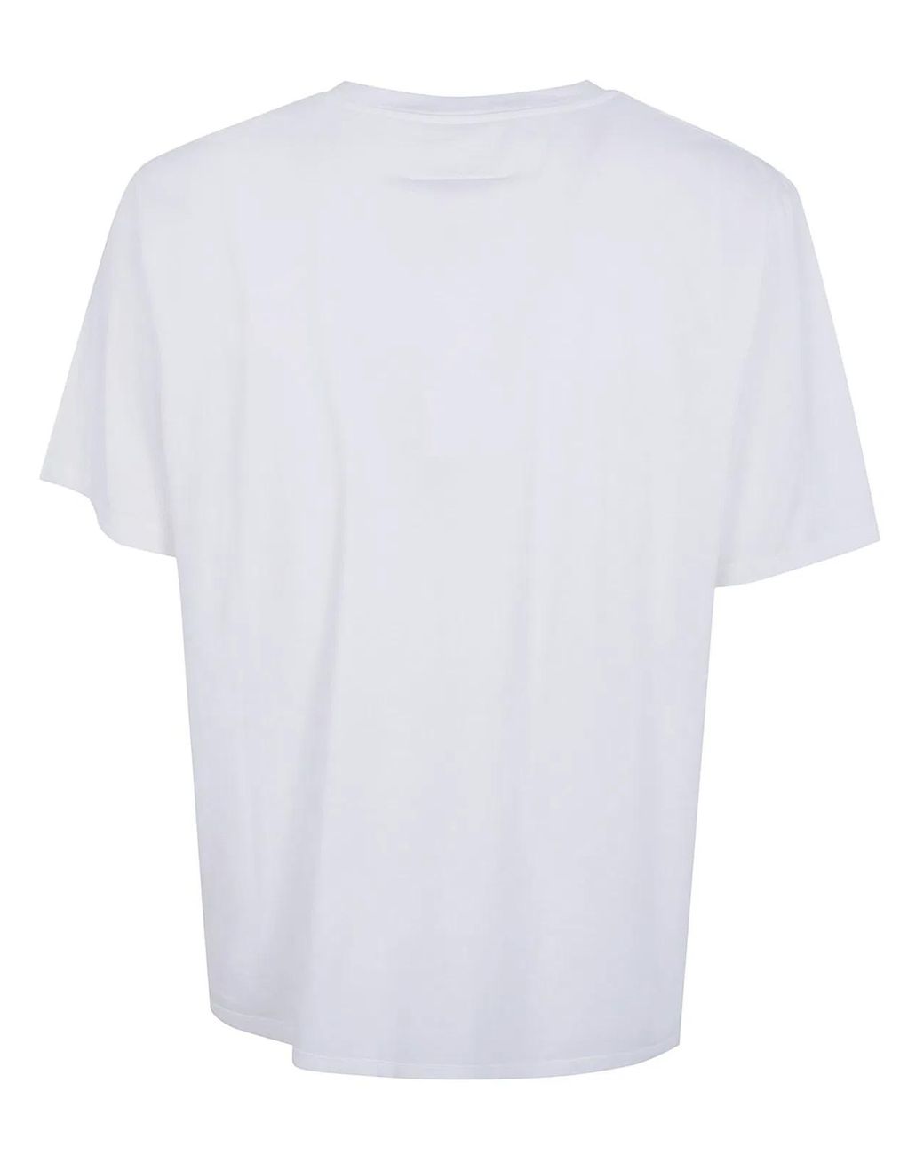 MM6 by Maison Margiela White Tshirt With Logo Print for men