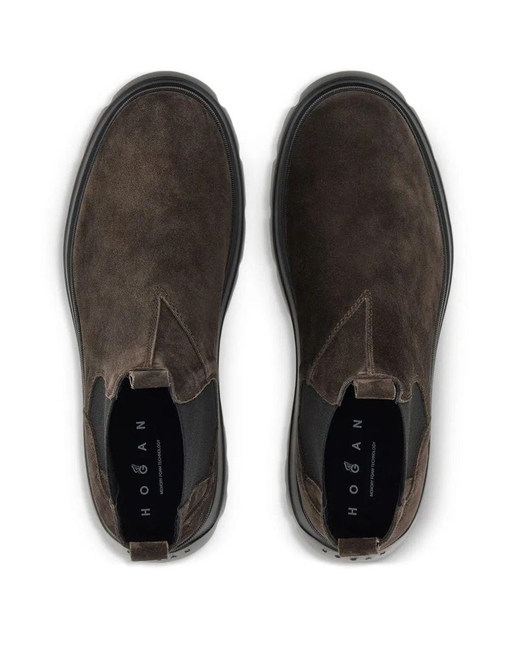 Hogan Black H692 Leather Chelsea Boots for men