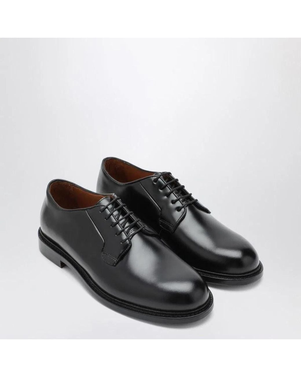 Sebago Black Milton Gyw Derby Shoes for men