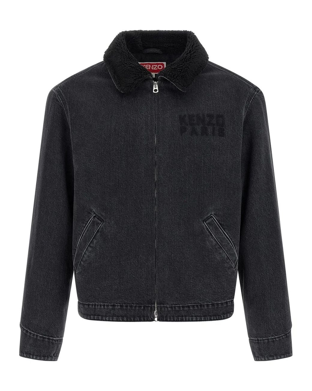 KENZO Blue Happy Tiger' Denim Jacket for men