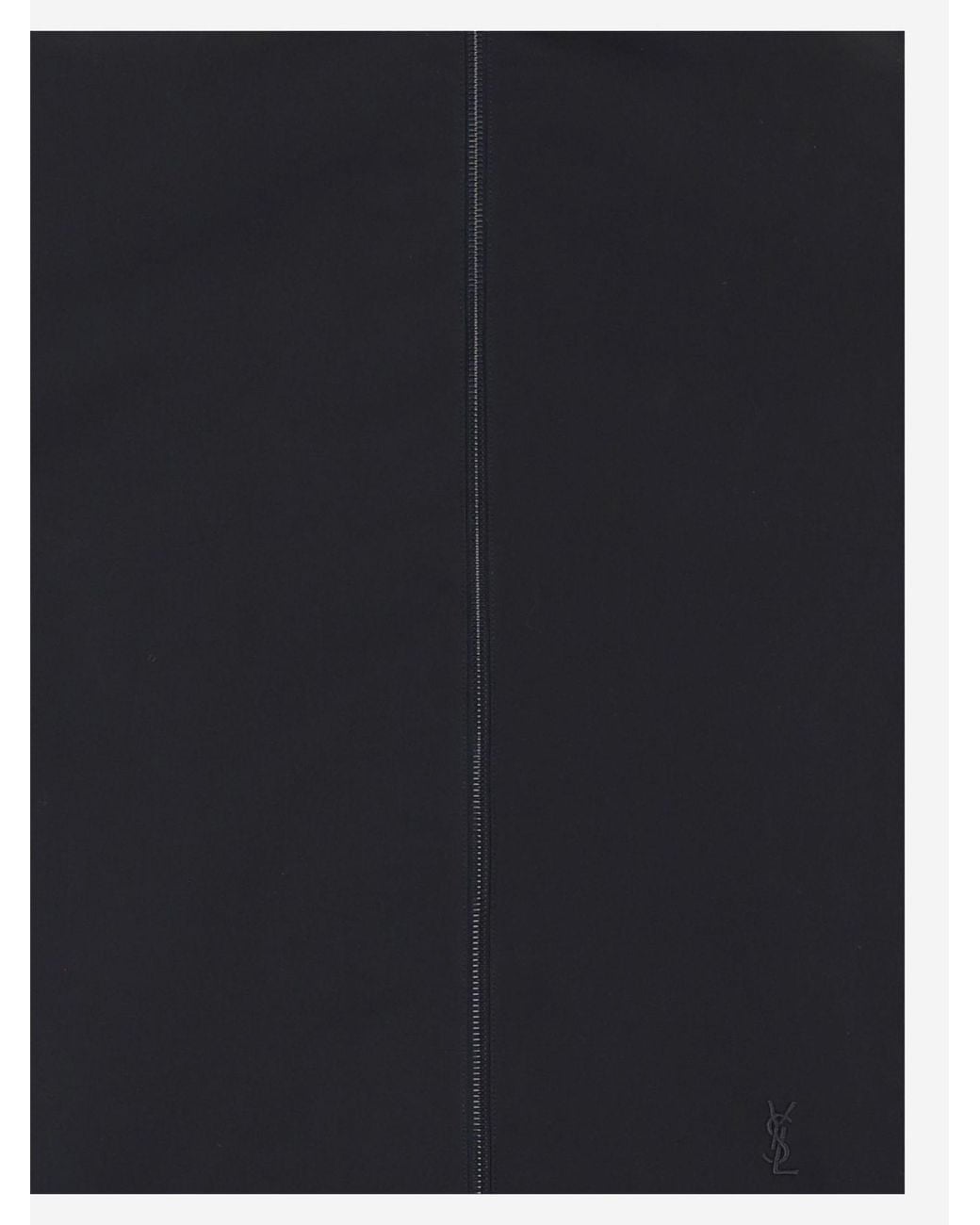 Saint Laurent Blue Slim Zip-Up Shirt for men