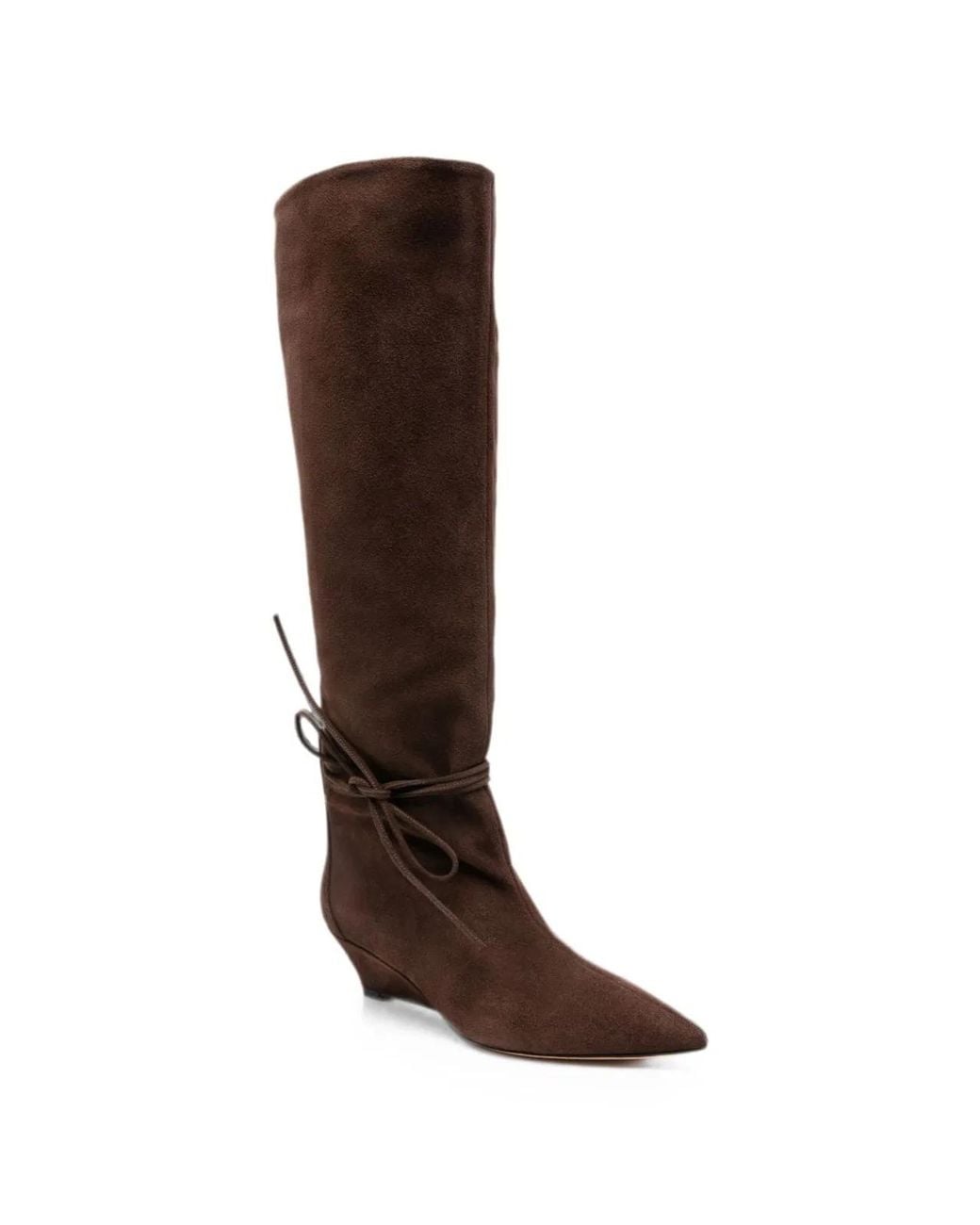 Odissi Brown Greta Leather Boots