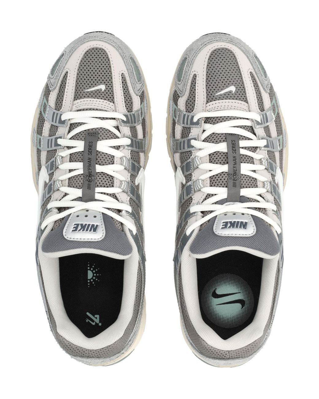 Nike White P-6000 Mesh Sneakers for men