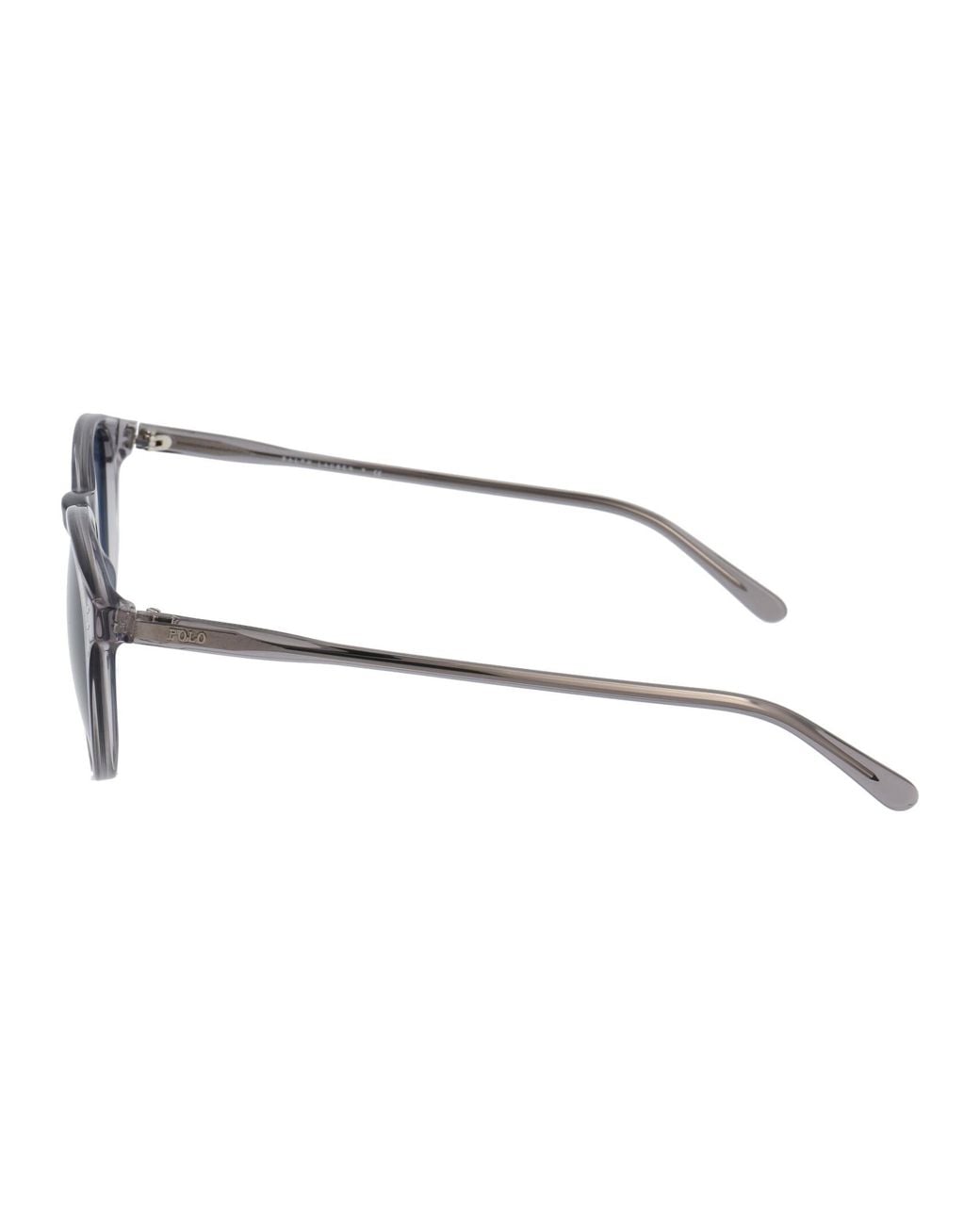 Polo Ralph Lauren Blue Transparent Acetate Sunglasses for men