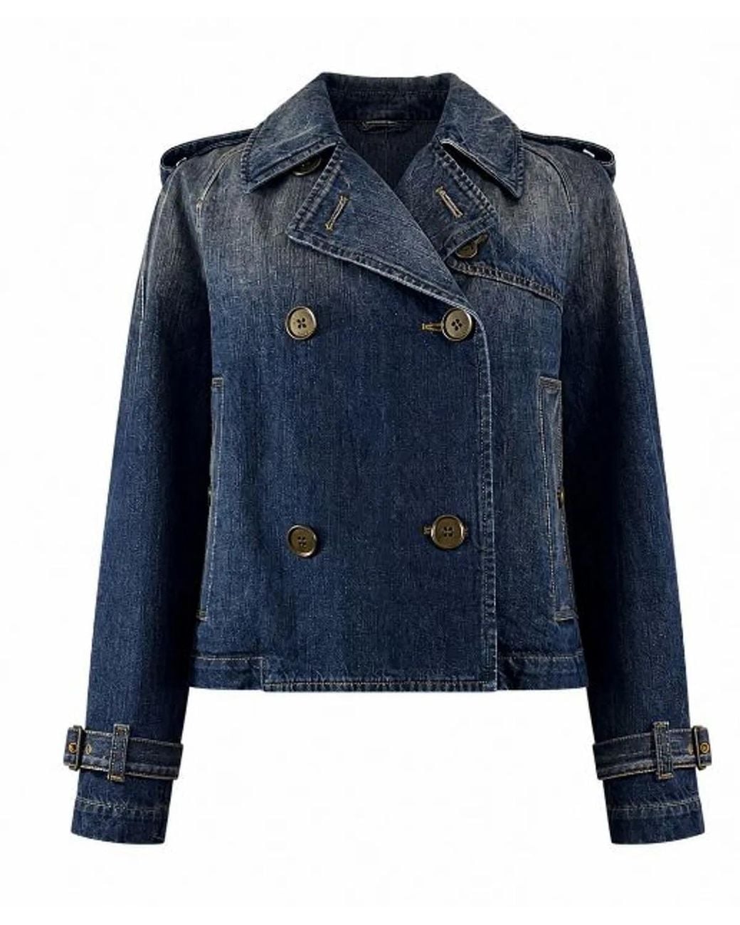 Burberry Blue Mid Cotton Jackets
