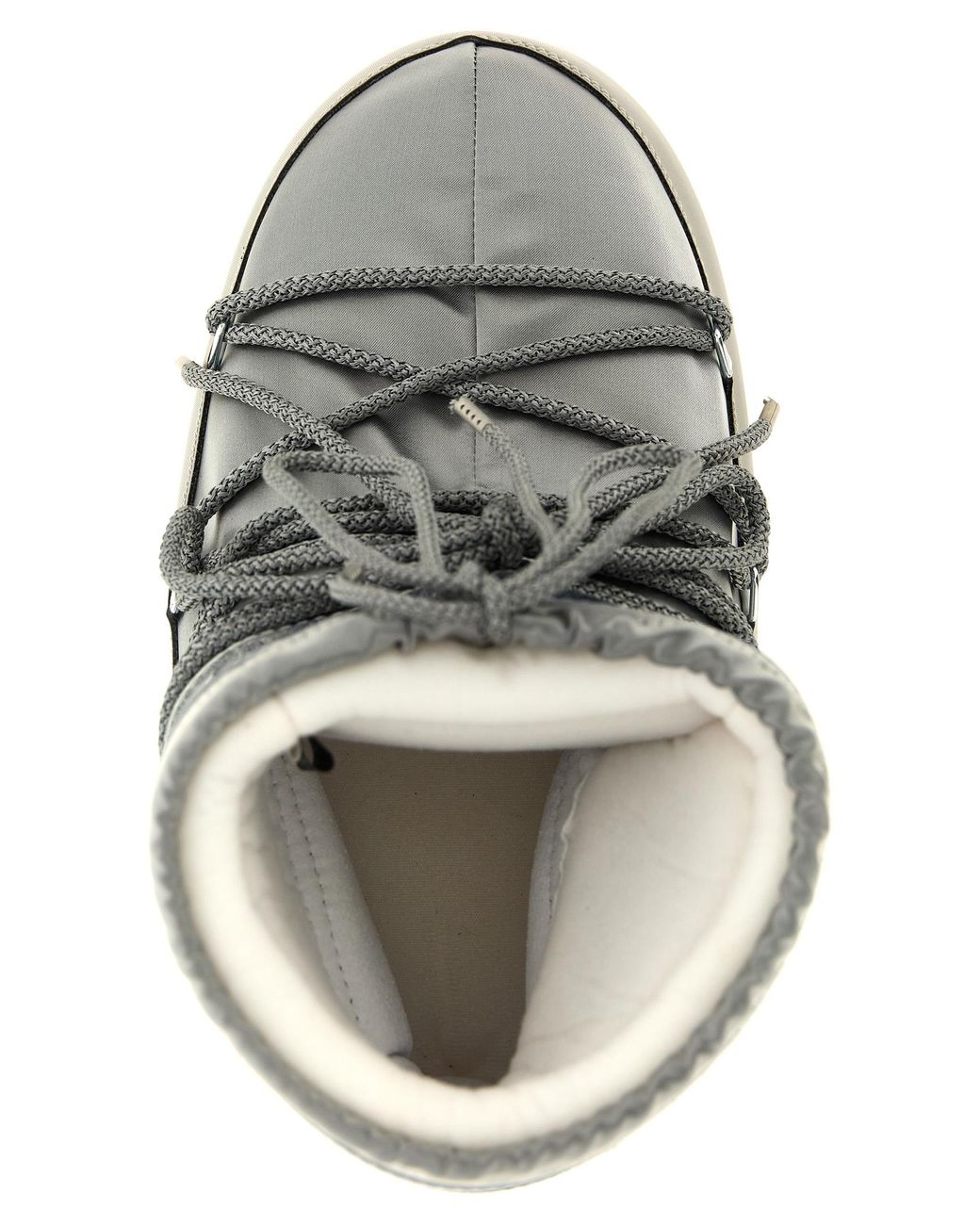 Moon Boot Gray 'Icon Low Glance' Ankle Boots