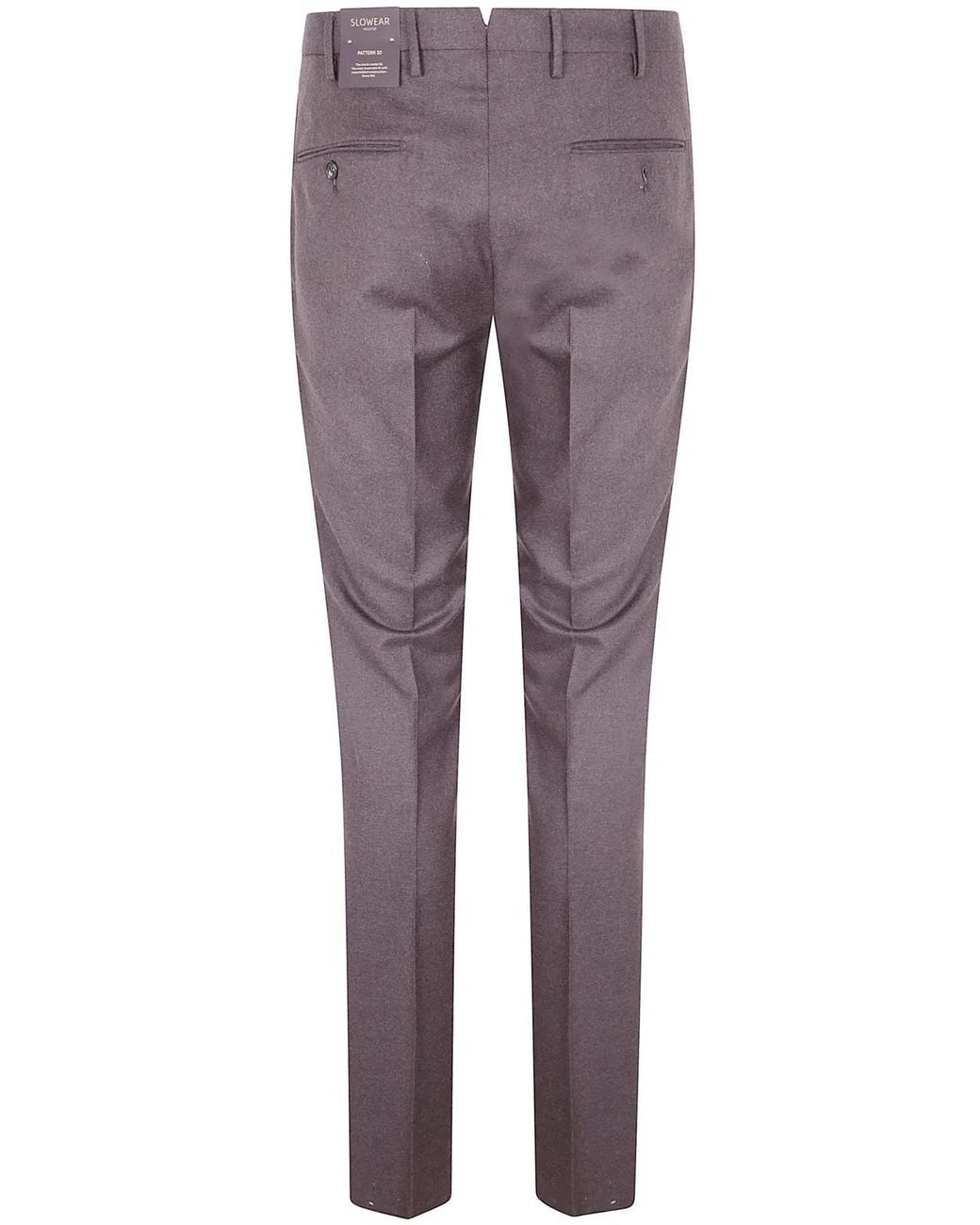 Incotex Purple "Chino Slim Fit" Trousers for men