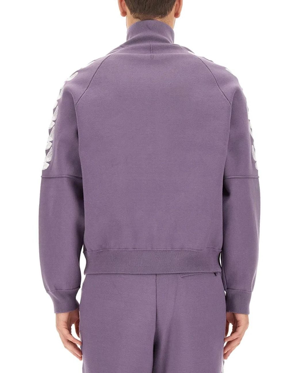 3.PARADIS Purple 3.Paradis Sweatshirt With Logo for men