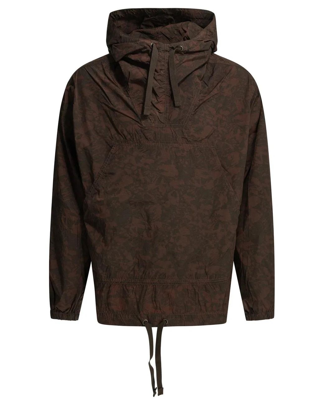 Beams Plus Brown Mil Smock Nylon Lightweight Jacket for men