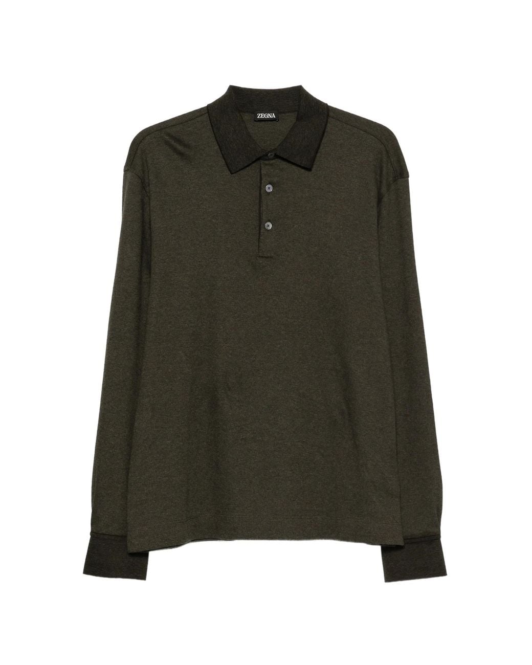 Zegna Green Polo Shirt for men