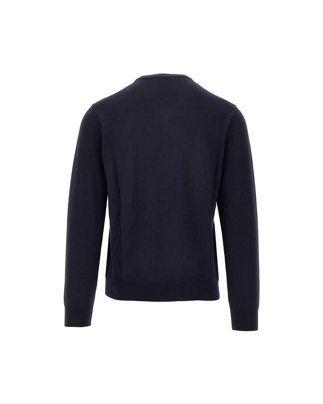 THE PULL Blue Extrafine Merino Wool Sweater for men