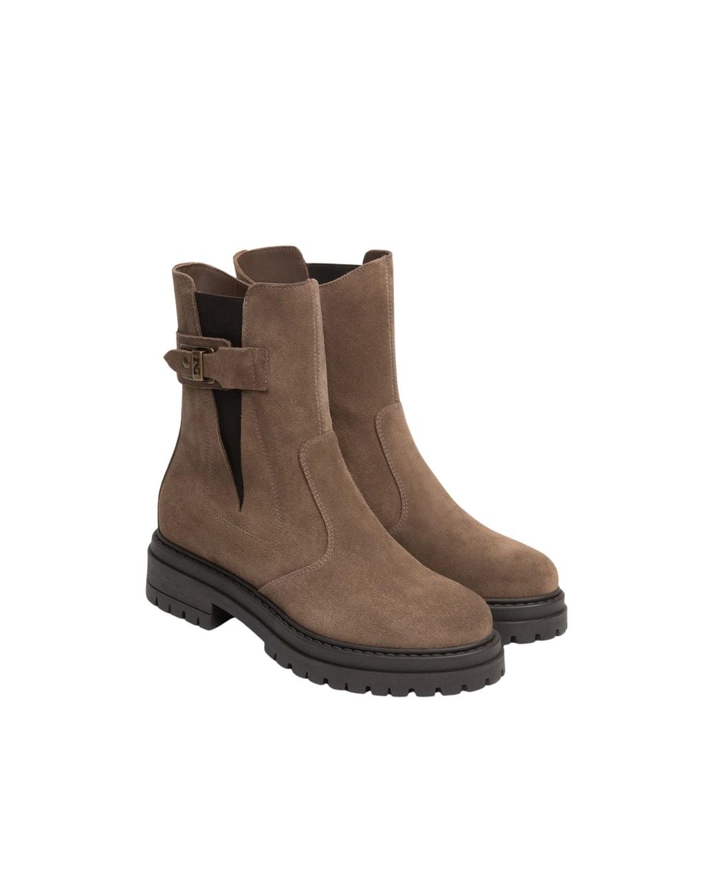 Nero Giardini Brown Suede Chelsea Boots