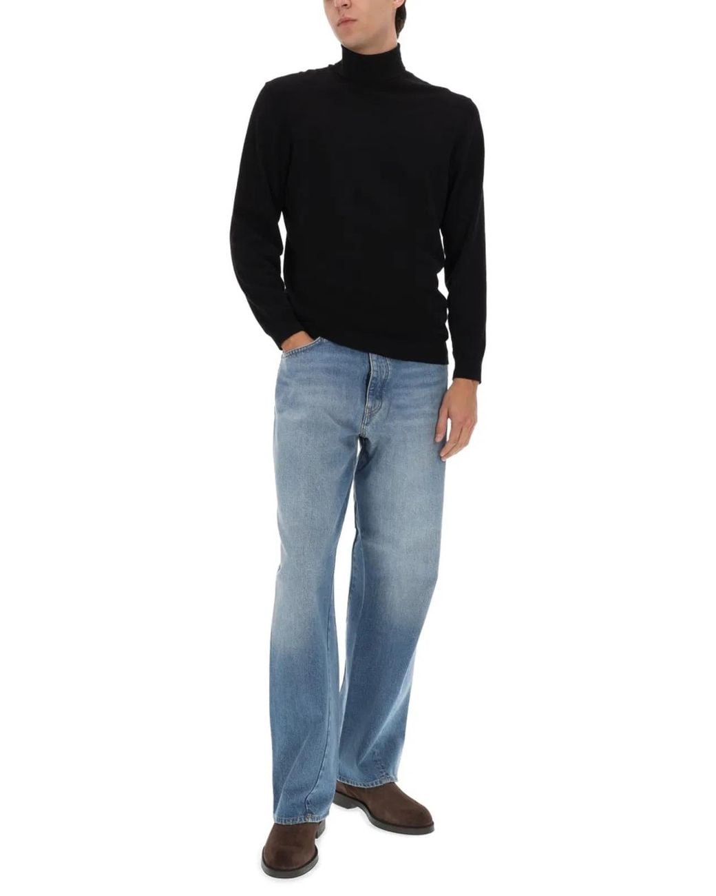 sunflower Blue Wide Twist Jeans for men