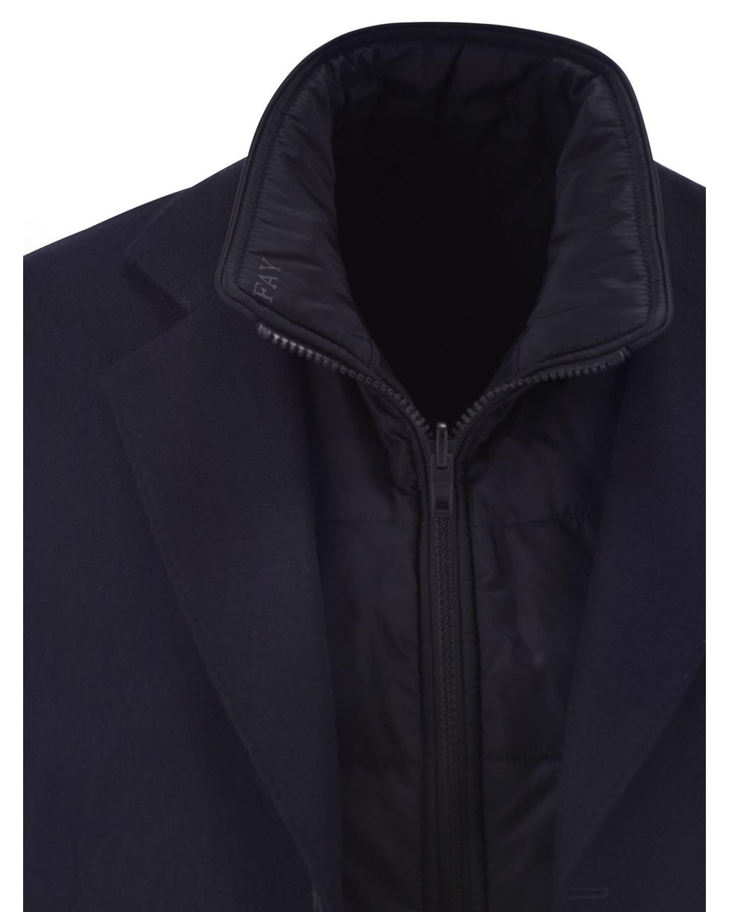 Fay Blue Double Coat for men